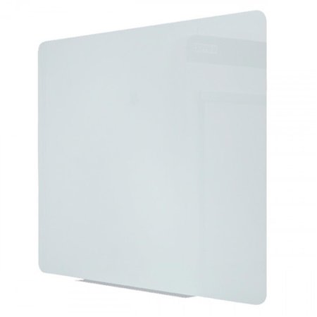 ALFRED MUSIC 48 x 36 in. Magnetic Glass Dry Erase Board - Opaque White SW2659283